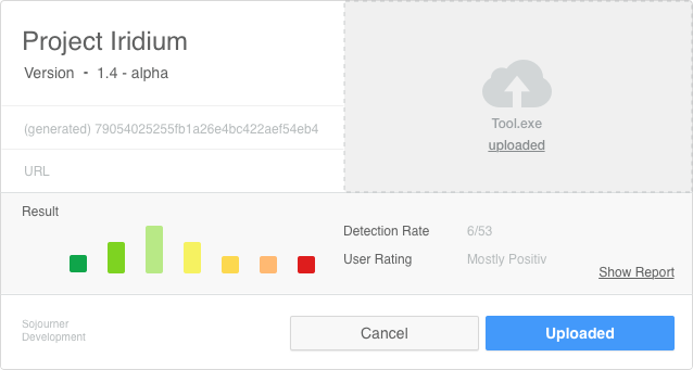 Project Iridium - VT Scanner